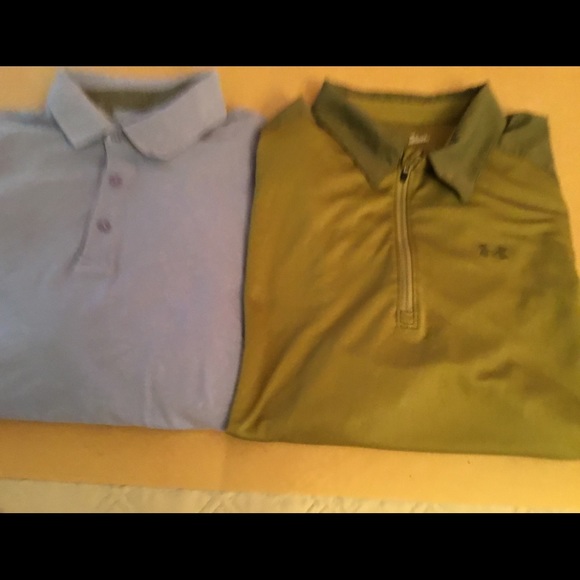 under armour two tone polo